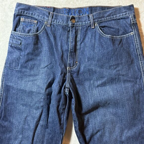 Kimes Ranch Dillon 38x32 Bootcut Western Cowboy Ranch Dark Wash Men’s Jeans - Picture 2 of 12